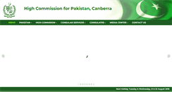 Desktop Screenshot of pakistan.org.au